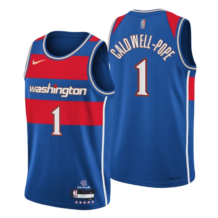 2021-22 Washington Wizards Kentavious Caldwell-pope City 75th Anniversary Jersey