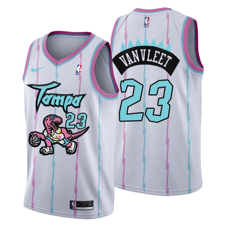 2021 Toronto Raptors Tampa City #23 Fred Vanvleet Jersey White