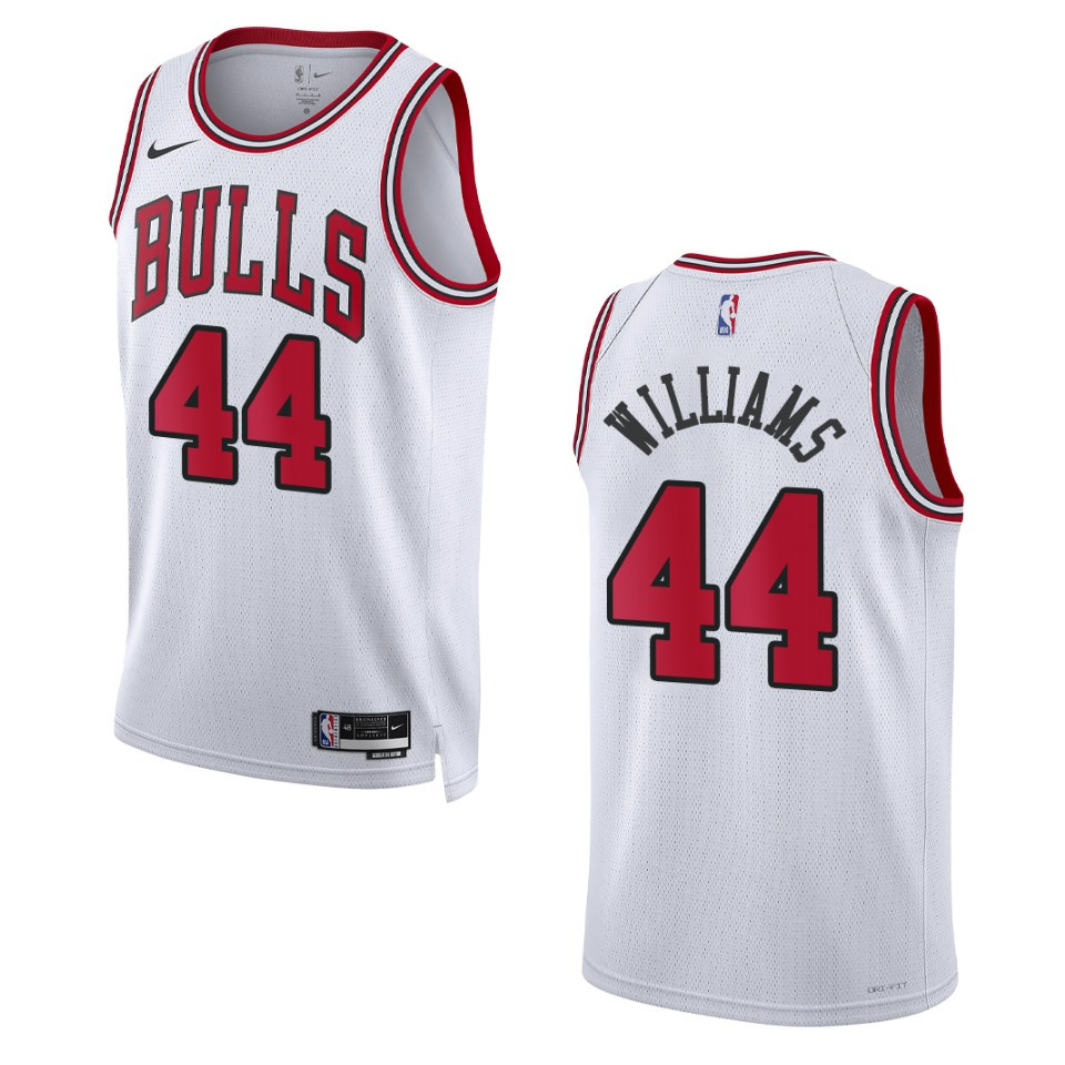2022-23 Association Edition Chicago Bulls Patrick Williams White Swingman Jersey