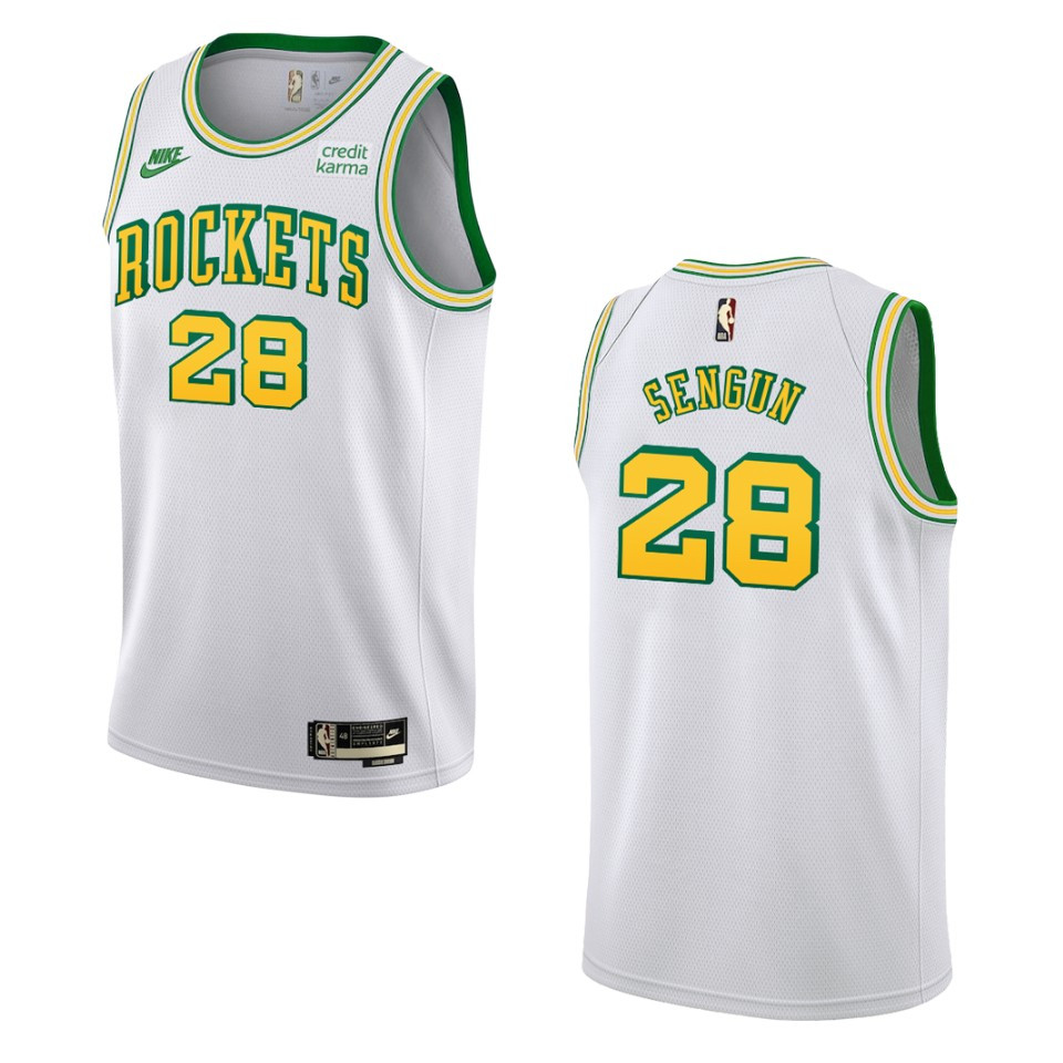 2022-23 Houston Rockets Alperen Sengun Classic Edition Swingman White Jersey