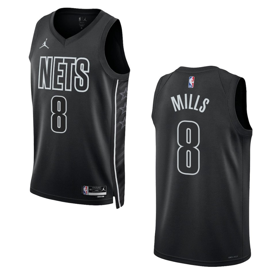 2022-23 Statement Edition Brooklyn Nets Patty Mills Black Swingman Jersey