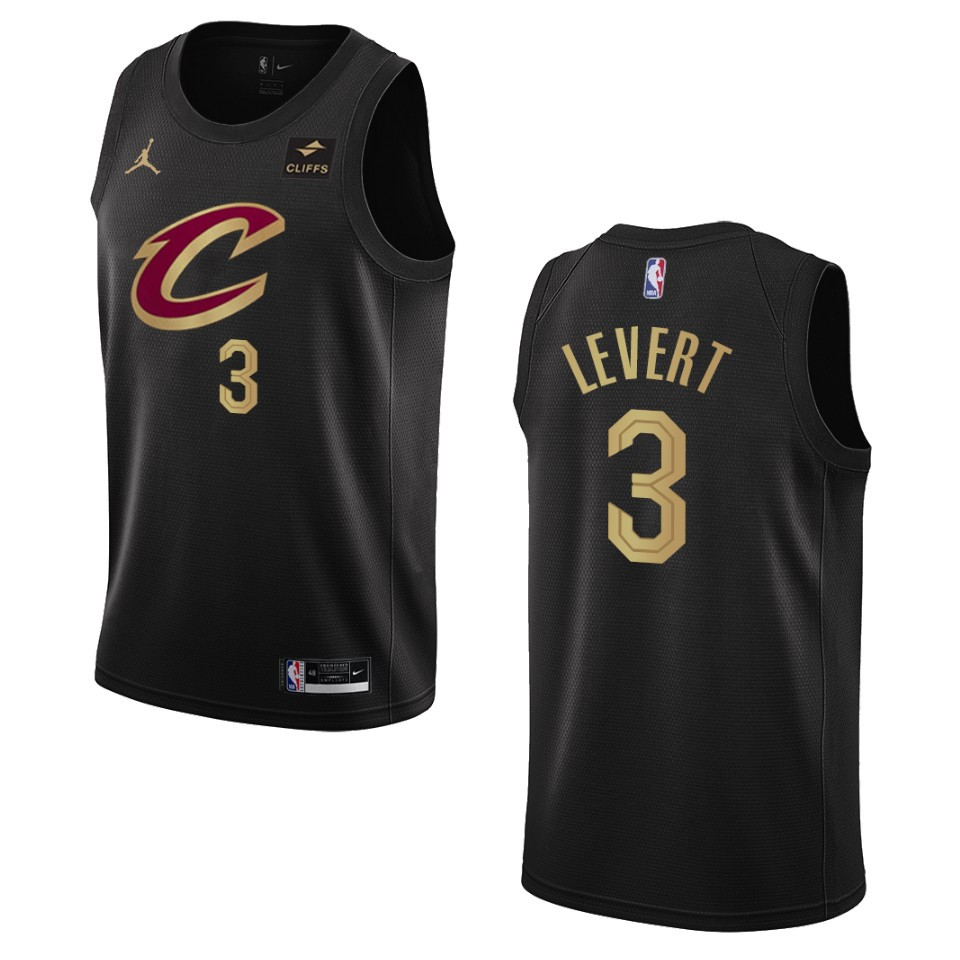 2022-23 Statement Edition Cleveland Cavaliers Caris Levert Black Swingman Jersey