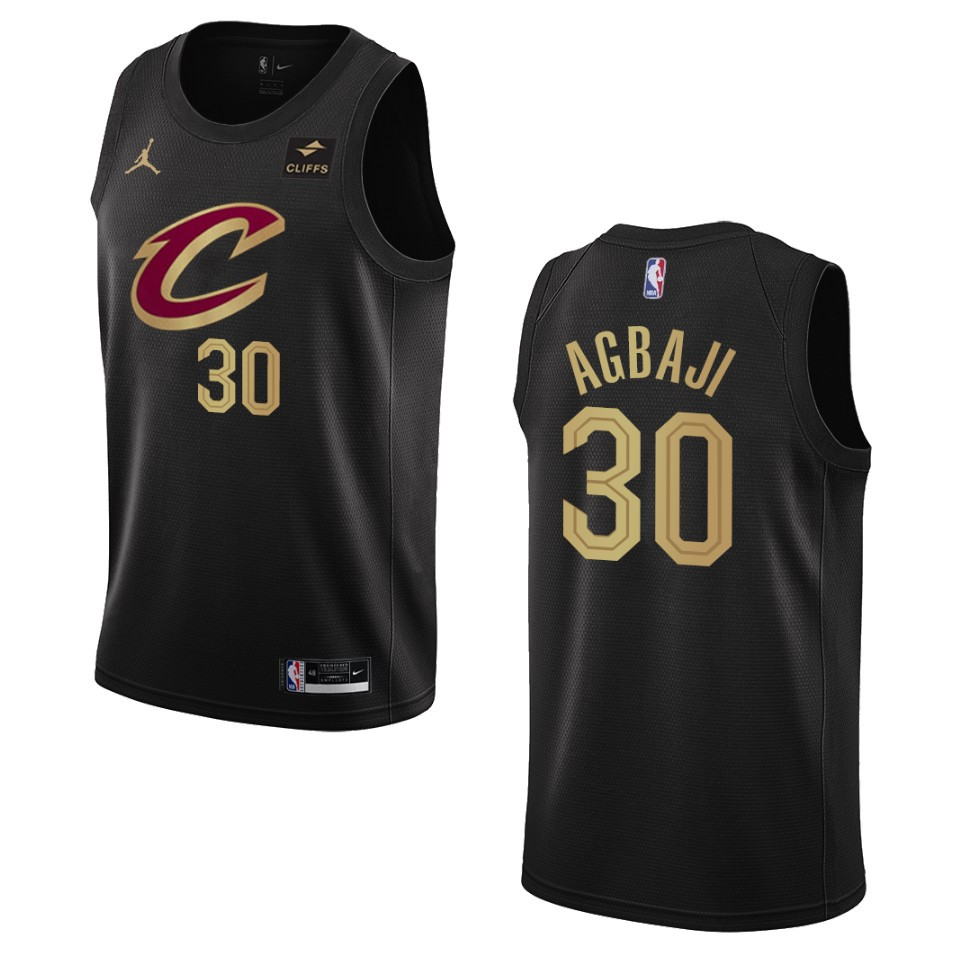2022-23 Statement Edition Cleveland Cavaliers Ochai Agbaji Black Swingman Jersey