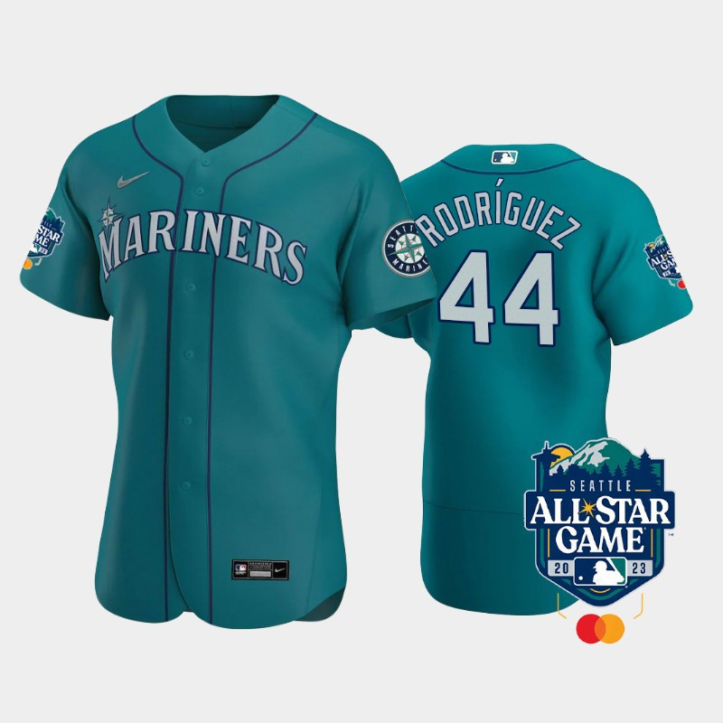 2023 All-Star Game Seattle Mariners 44 Julio Rodriguez Aqua Jersey 