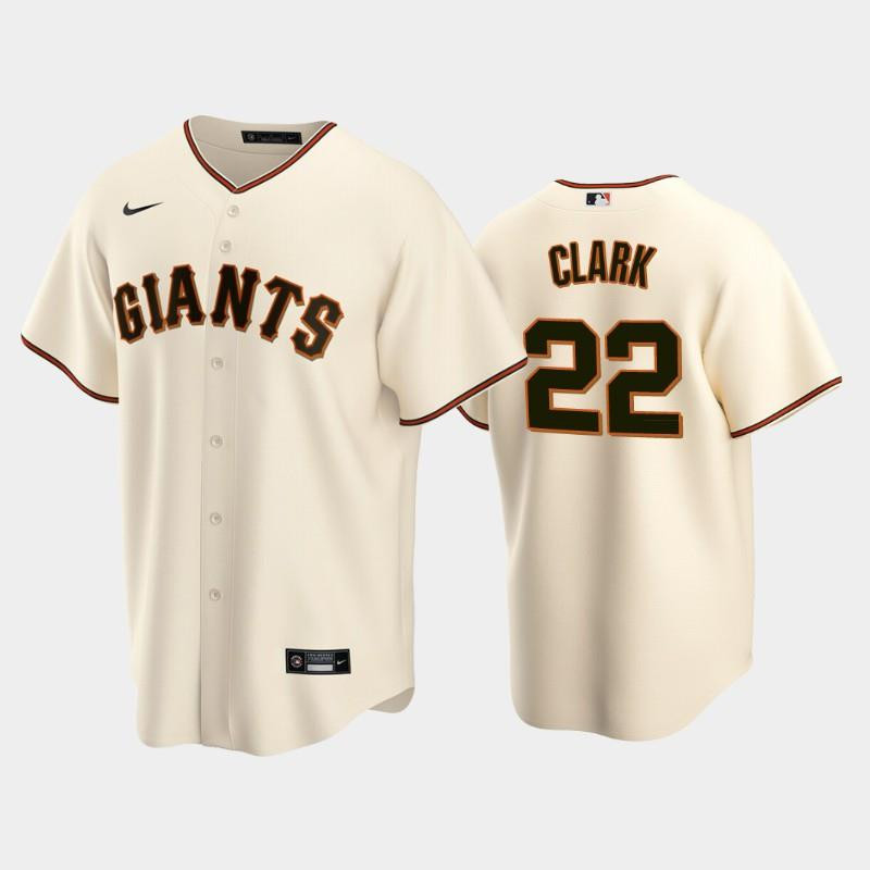 22 Will Clark Cream Home San Francisco Giants Jersey Jersey 