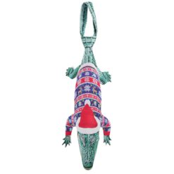 Alternative view of Christmas Novelty Tie - Alligator Shape in Taffeta Silk - Funny Holiday Gift for Men