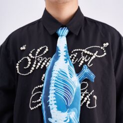 Alternative view of Animals Ties X-ray Chameleon Tie, Vintage Tie, Novelty Tie, Tie Accessories Holiday Gift, Tie Gift, Tie Accessories