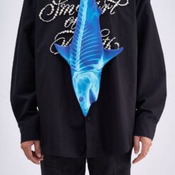 Alternative view of Animals Ties X-ray Shark Tie, Vintage Tie, Novelty Tie, Tie Accessories Holiday Gift, Tie Gift, Tie Accessories