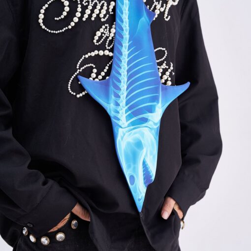 Animals Ties X-ray Shark Tie, Vintage Tie, Novelty Tie, Tie Accessories Holiday Gift, Tie Gift, Tie Accessories - Image 6