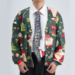 Christmas Novelty Spotted Eel Tie - Animals Shape Necktie - Funny Holiday Gift for Men