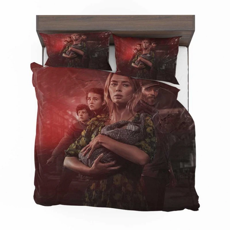 Alternative view of A Quiet Place Part II Movie Poster Bedding Set - Custom Bedding Set