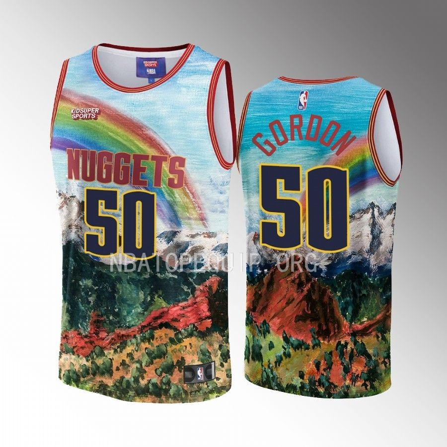 Aaron Gordon 50 Denver Nuggets NBA & KidSuper Studios Unisex Hometown Jersey - JS555 