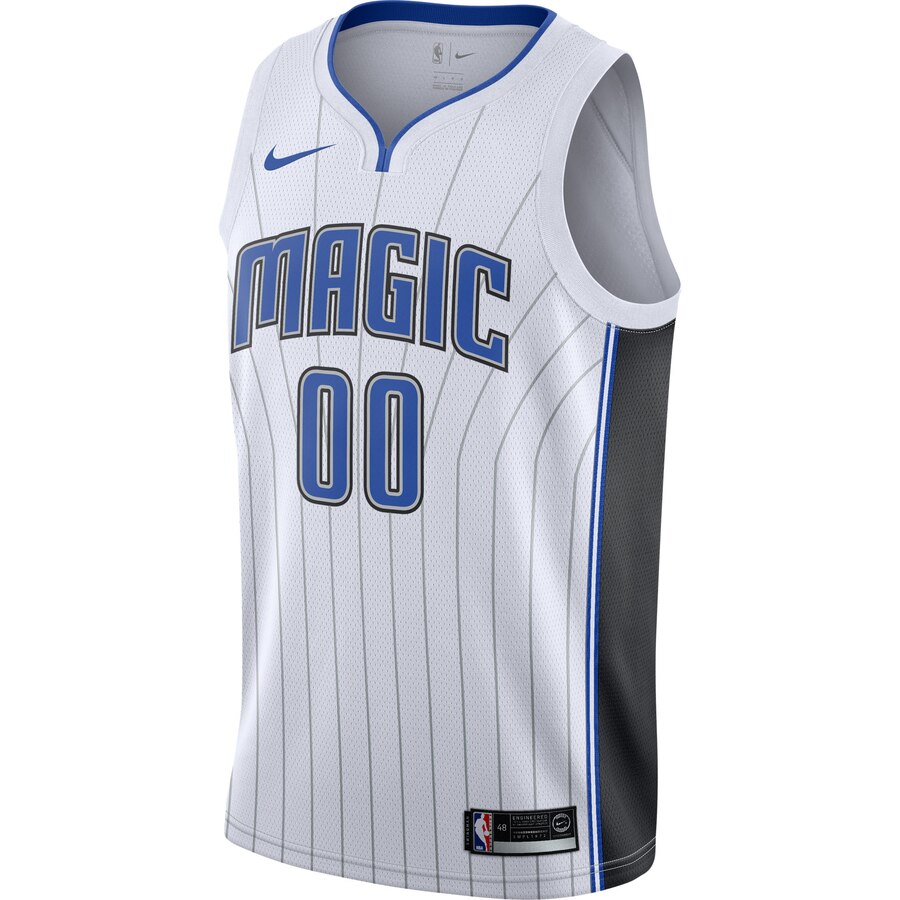 Alternative view of Aaron Gordon Orlando Magic 2019/2020 Swingman Jersey - Association Edition - White