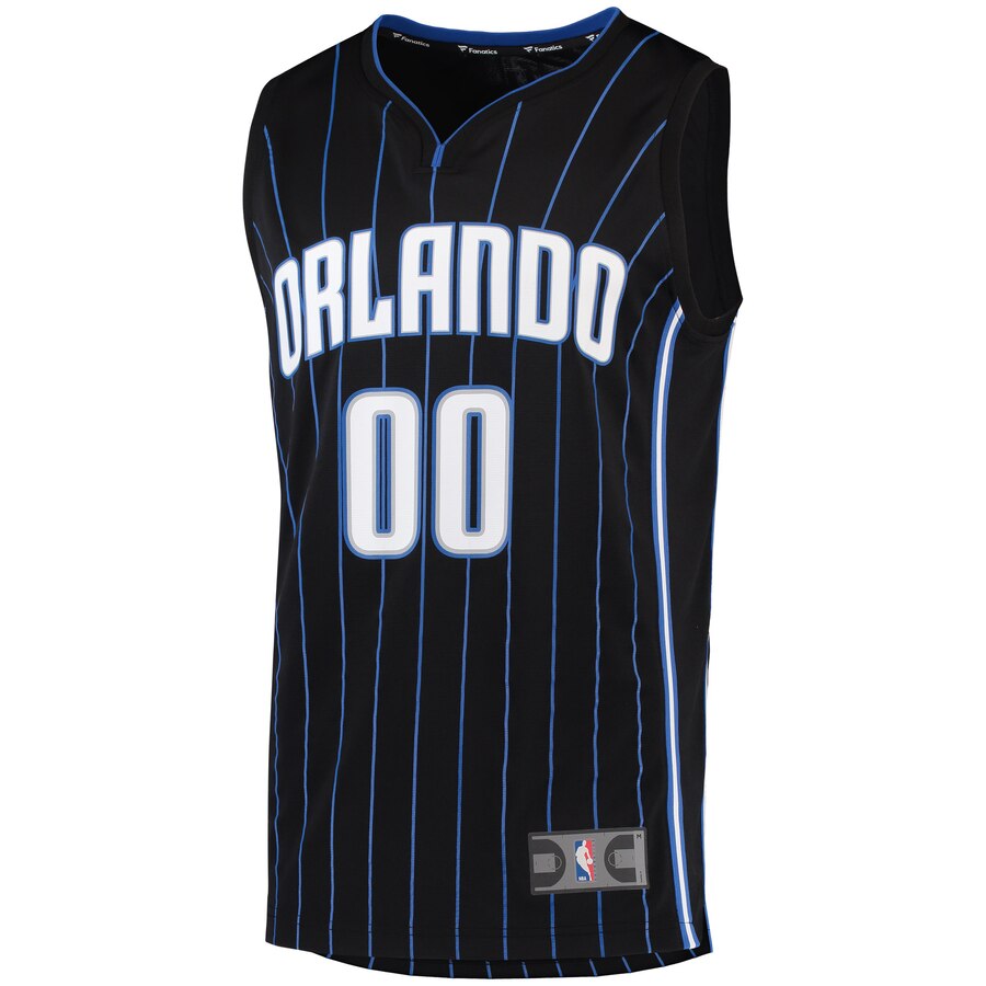 Alternative view of Aaron Gordon Orlando Magic Fanatics Branded 2019 Fast Break Replica Jersey Black - Icon Edition