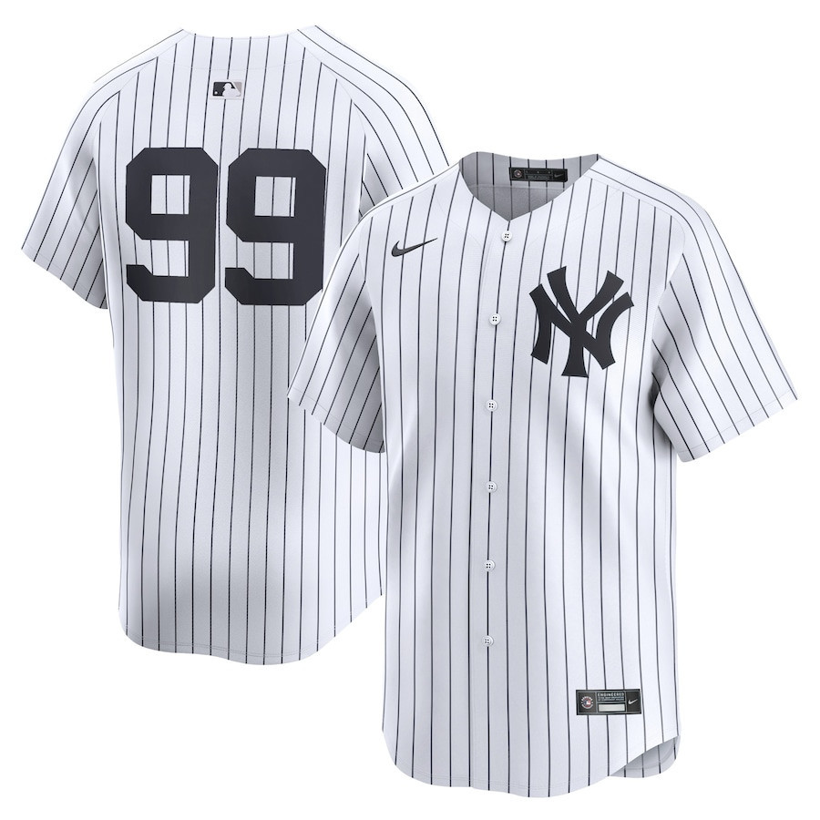 Aaron Judge 99 New York Yankees Home Limited Jersey - Men White 
