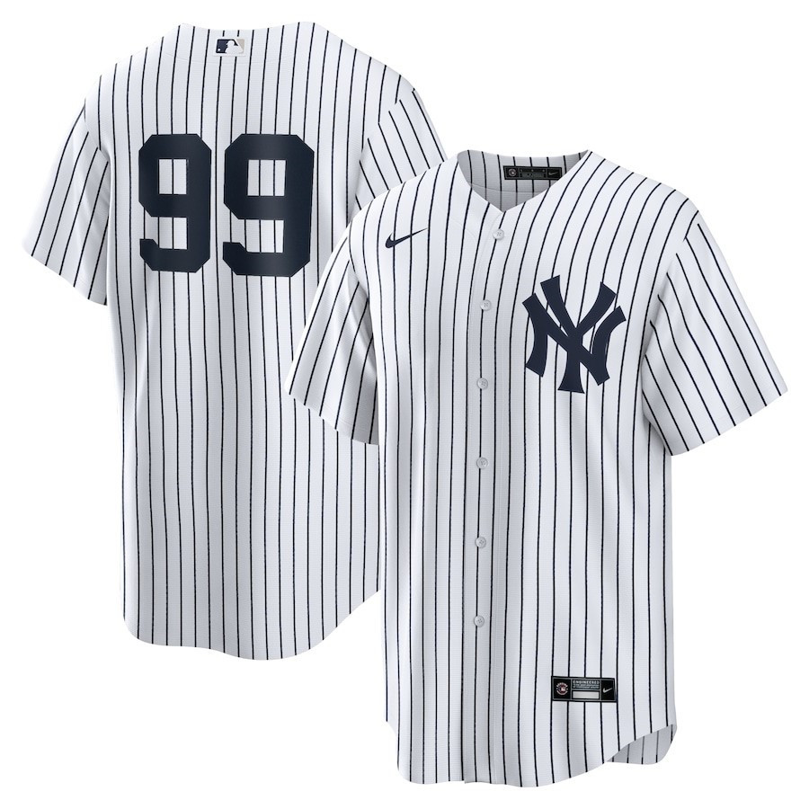 Aaron Judge 99 New York Yankees Home Player Name Jersey - White 