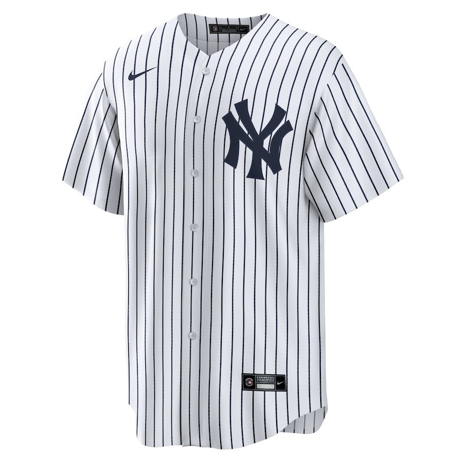 Alternative view of Aaron Judge 99 New York Yankees Home Player Name Jersey - White 