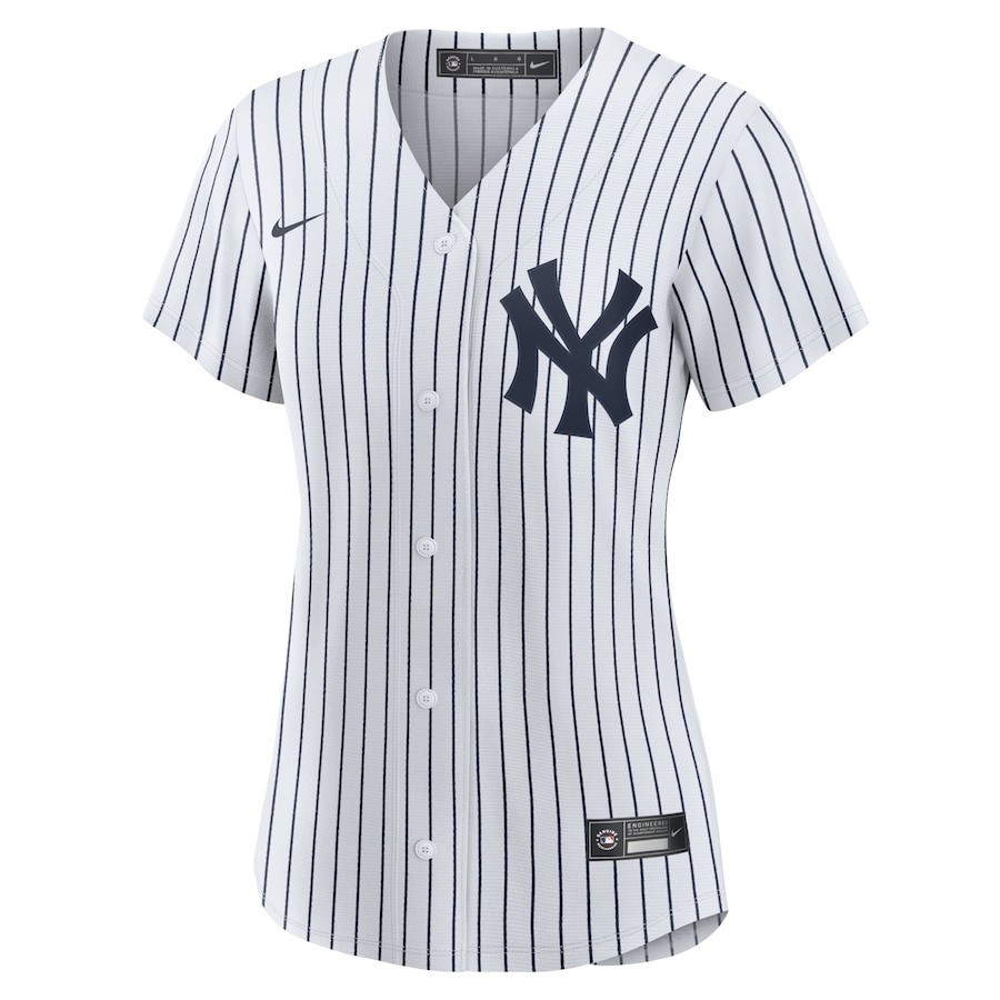 Alternative view of Aaron Judge 99 New York Yankees Women's Home Player Jersey - White 