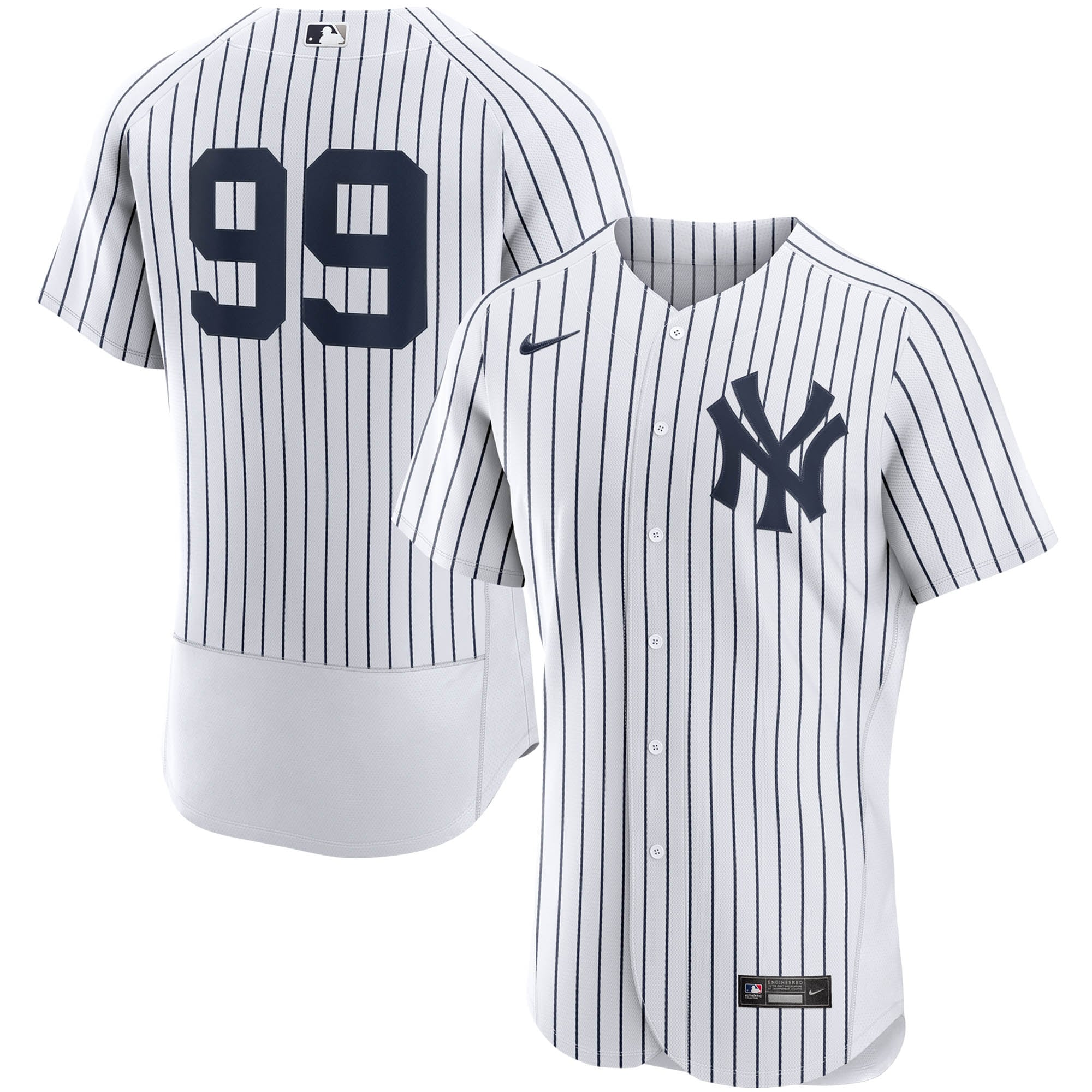 Aaron Judge New York Yankees Home Authentic Player Jersey - White