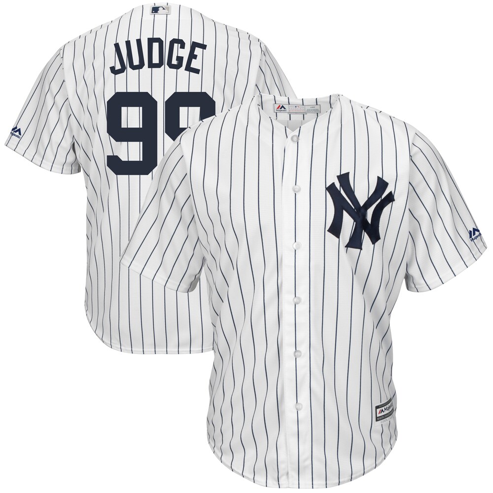 Aaron Judge New York Yankees Majestic Big & Tall Cool Base Player Jersey - White