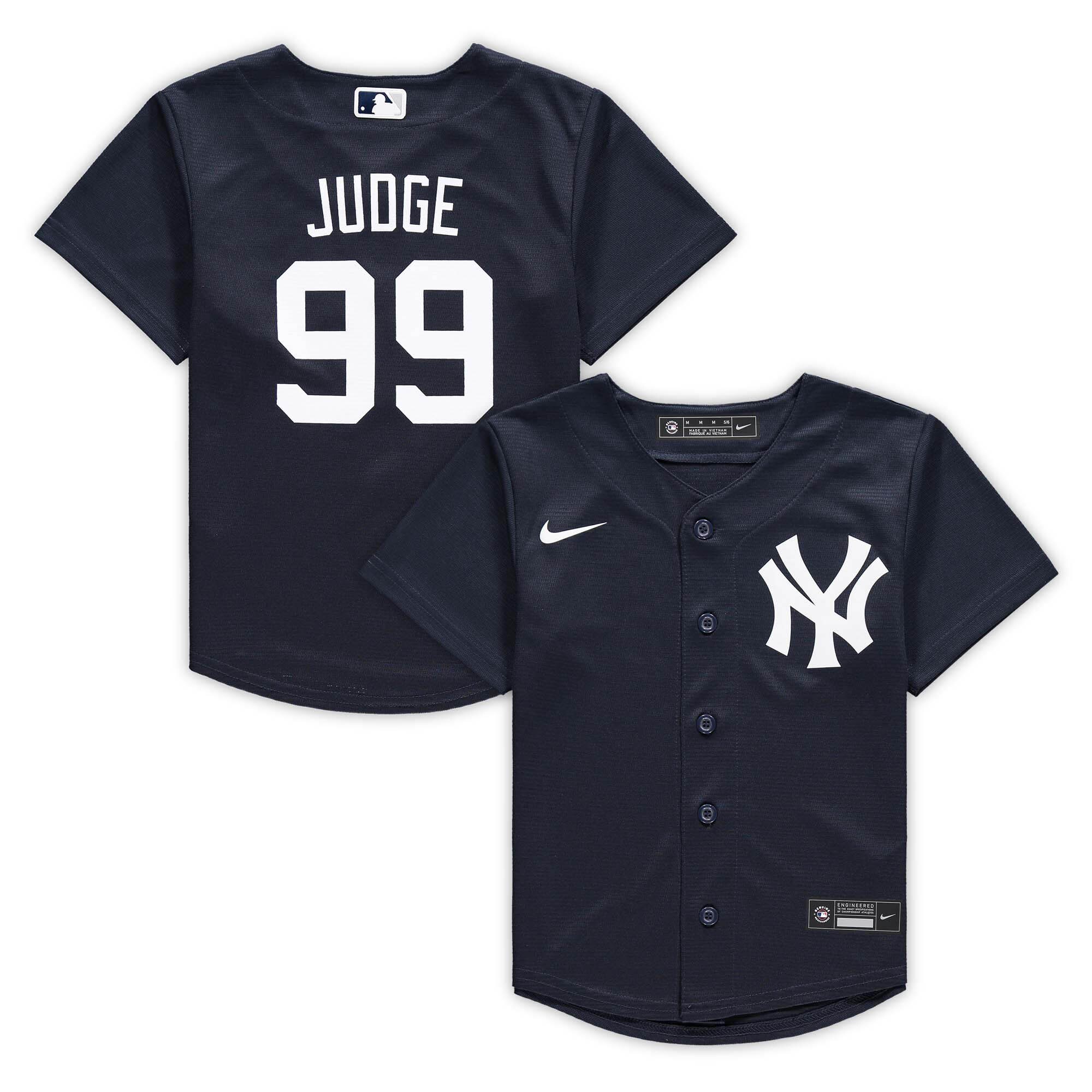 Alternative view of Aaron Judge New York Yankees Preschool Alternate Replica Player Jersey - Navy
