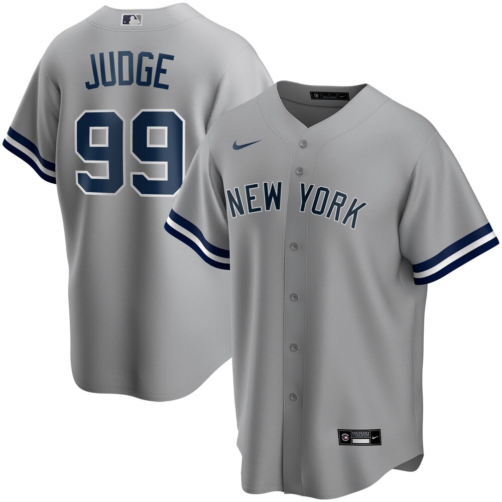 Aaron Judge New York Yankees Road 2020 Player Name Jersey - Gray