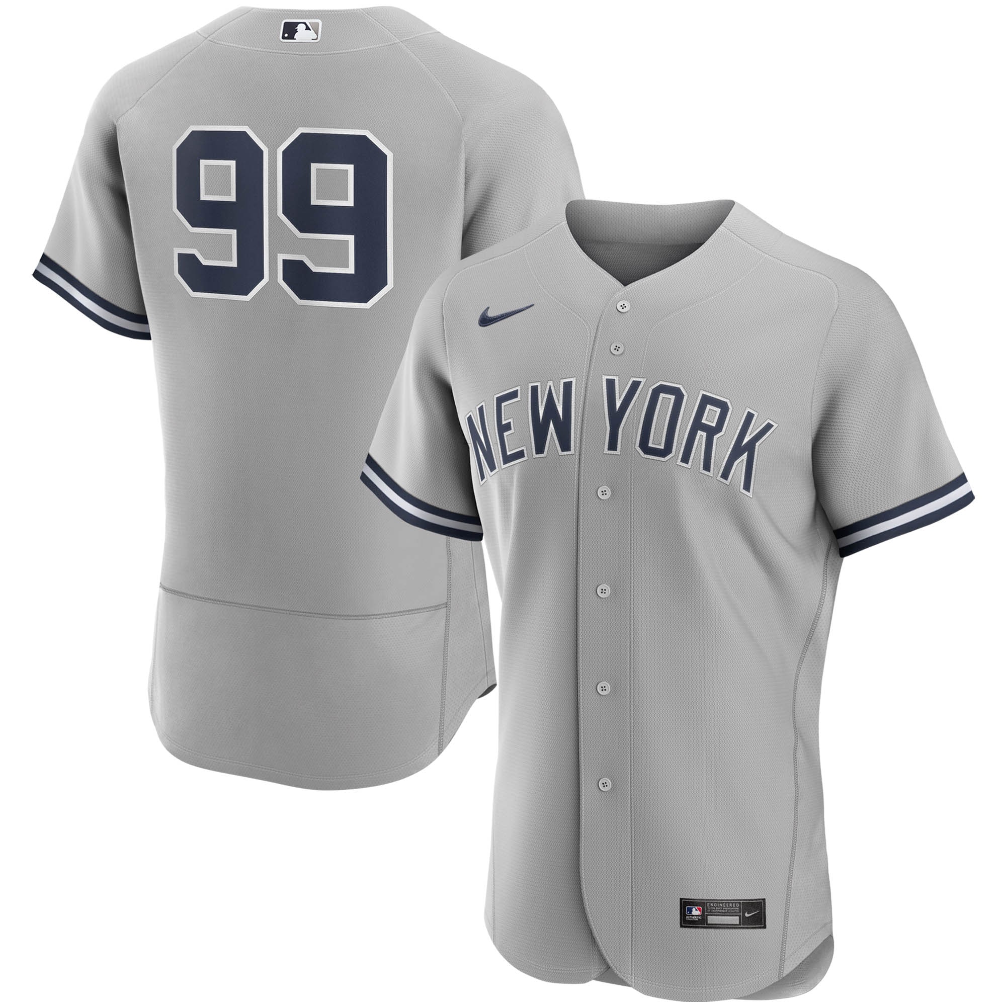Aaron Judge New York Yankees Road Authentic Player Jersey - Gray
