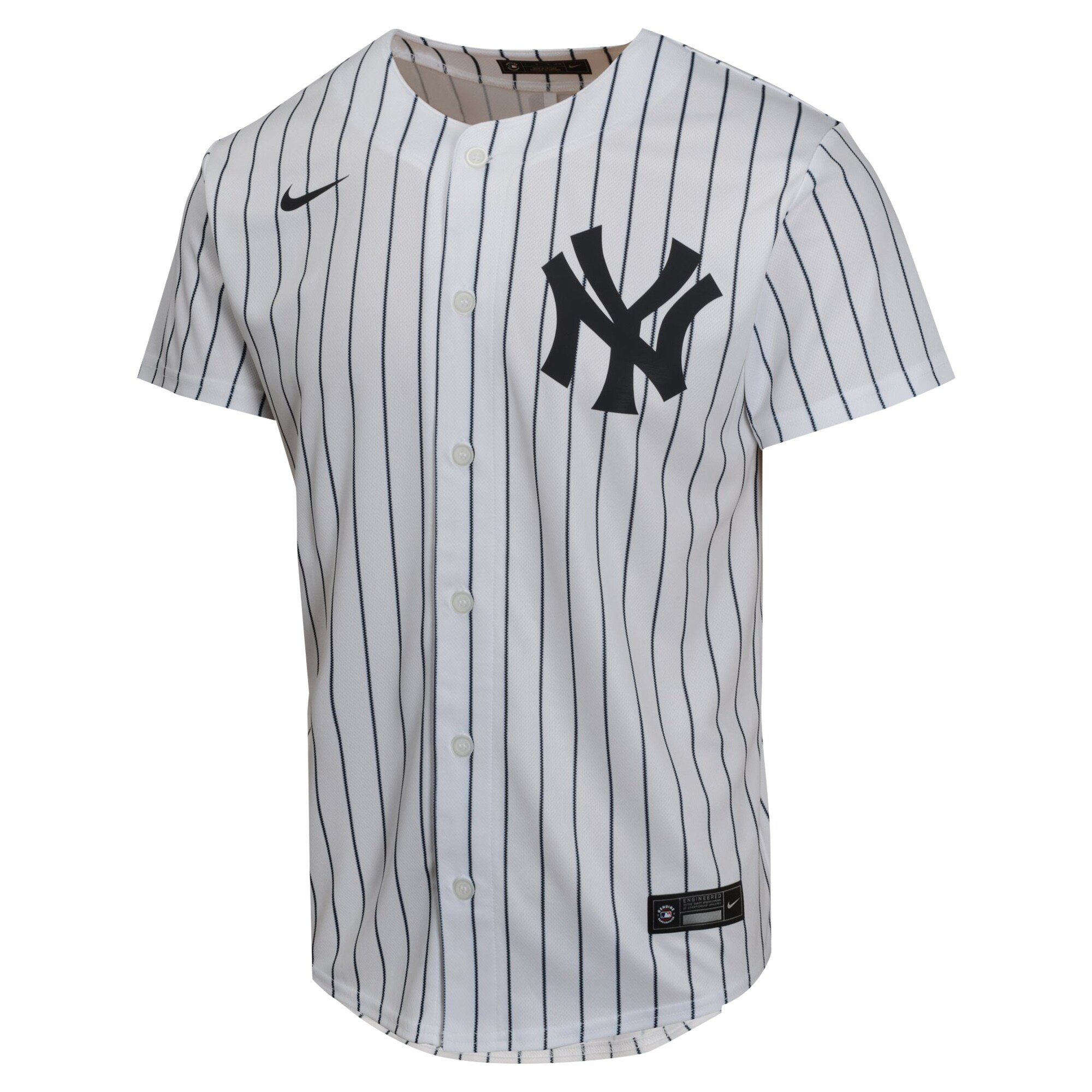 Alternative view of Aaron Judge New York Yankees Youth Home Game Player Jersey - White