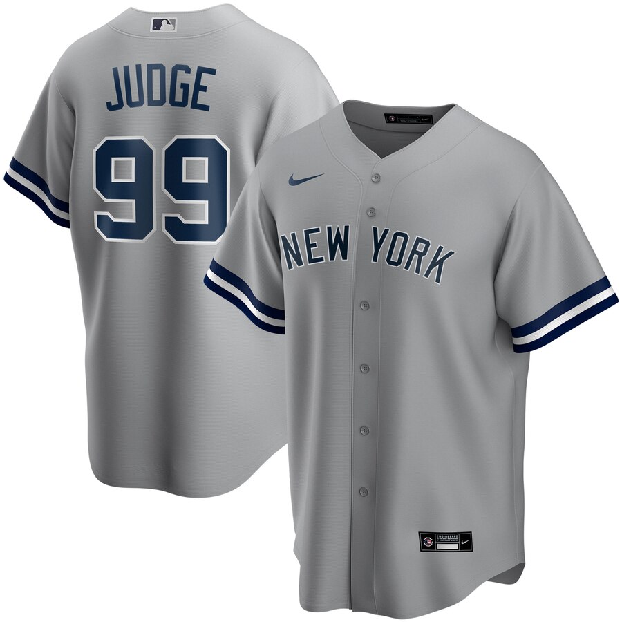 Aaron Judge New York Yankees Youth Road 2020 Replica Player Jersey - Gray
