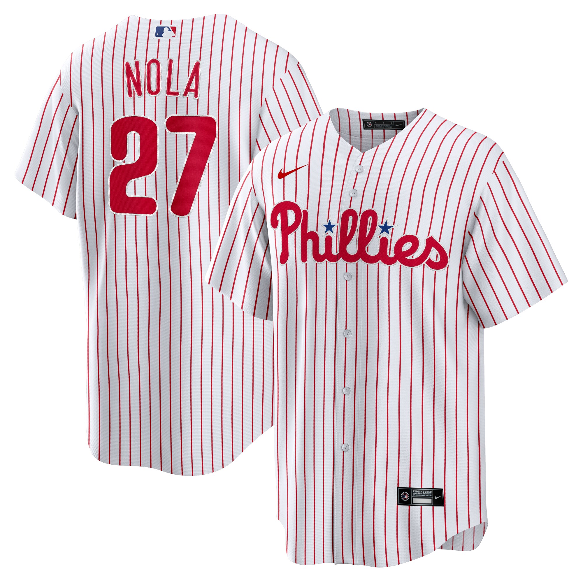 Aaron Nola Philadelphia Phillies Home Replica Player Name Jersey - White