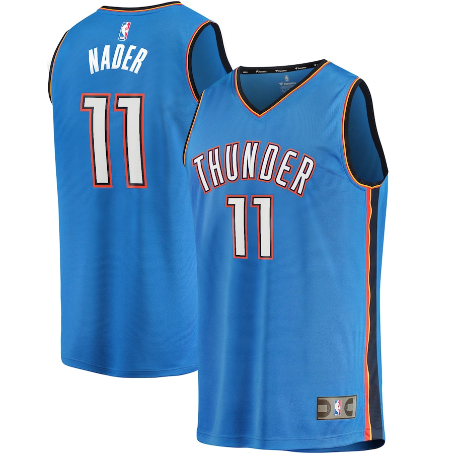 Abdel Nader Oklahoma City Thunder Fanatics Branded Fast Break Player Jersey - Icon Edition - Blue