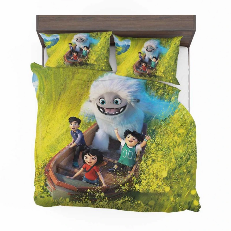 Alternative view of Abominable Movie Everest Humming Yi Jin And Peng Bedding Set - Custom Bedding Set