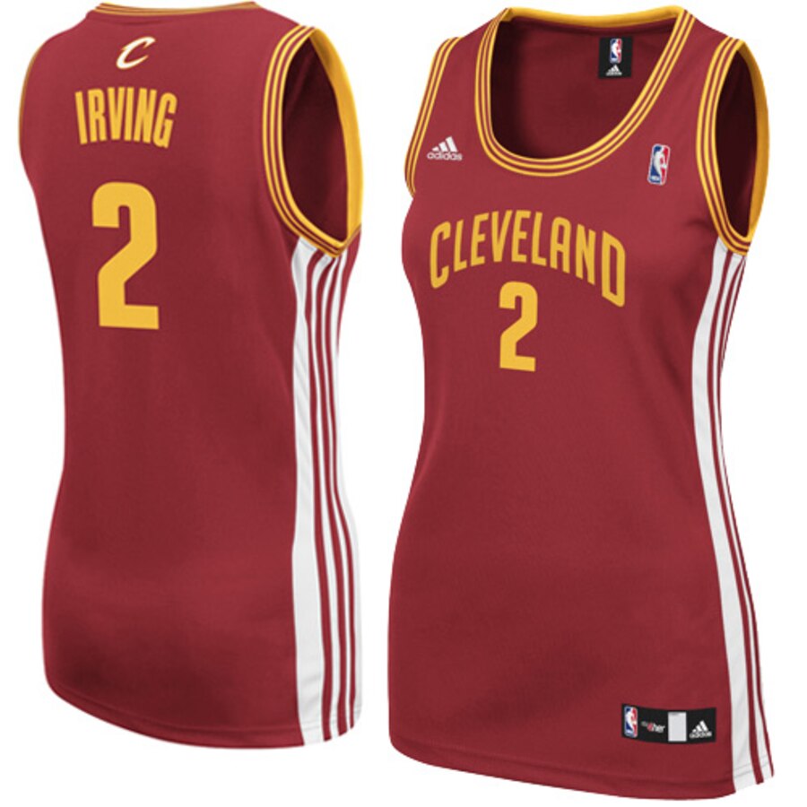 Adidas Kyrie Irving Cleveland Cavaliers Women's Replica Jersey - Wine