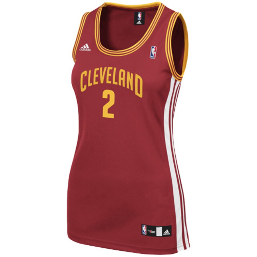 Alternative view of Adidas Kyrie Irving Cleveland Cavaliers Women's Replica Jersey - Wine