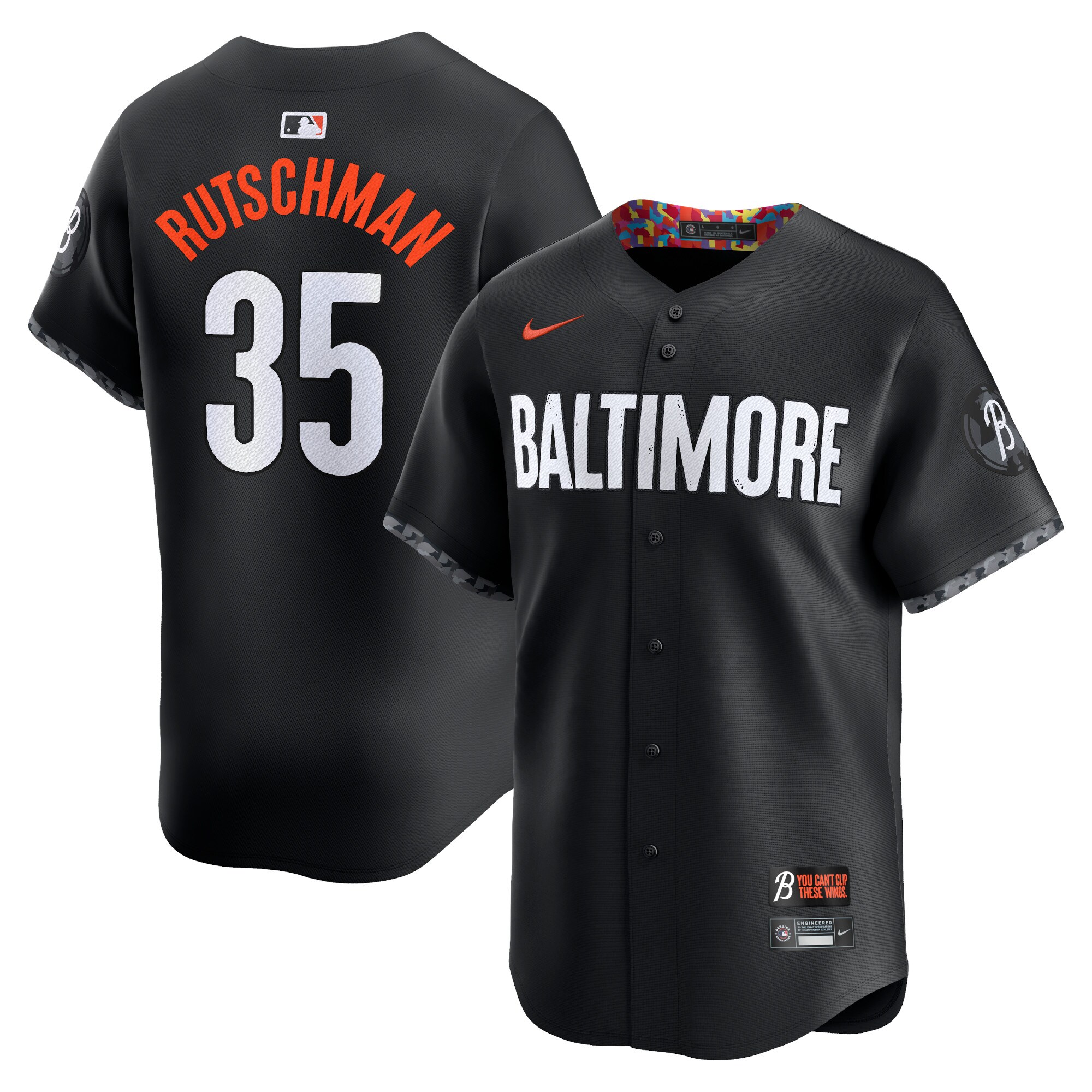 Adley Rutschman Baltimore Orioles City Connect Limited Player Jersey - Black