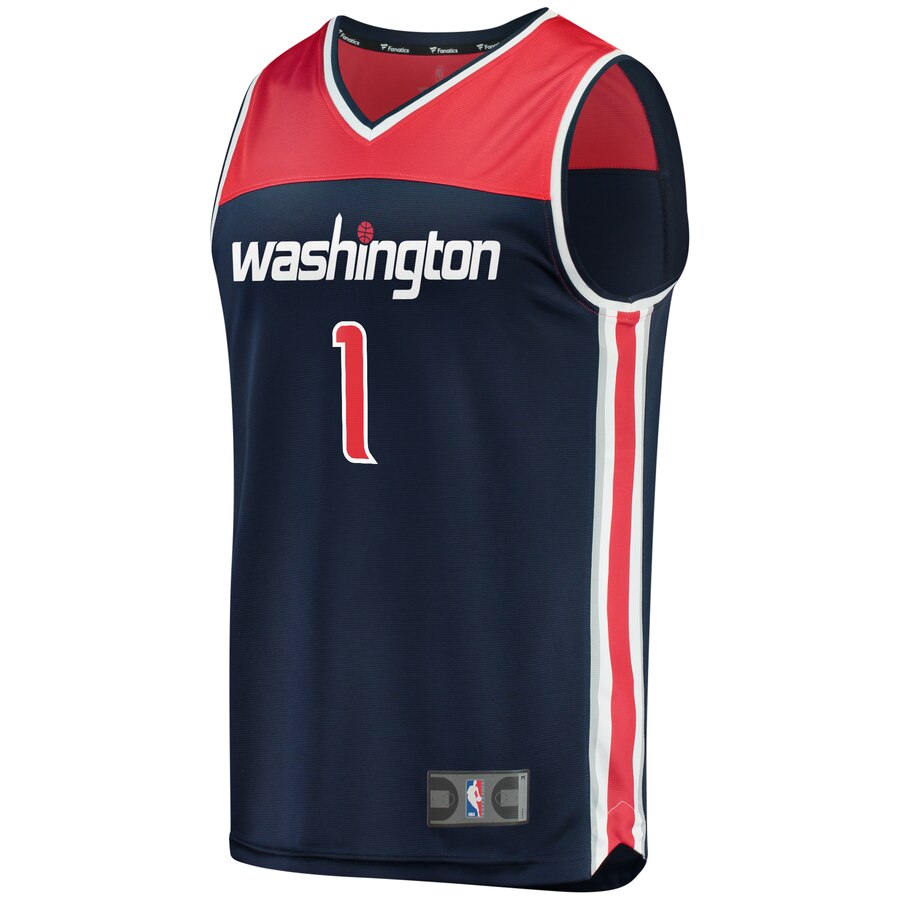Alternative view of Admiral Schofield Washington Wizards Fanatics Branded Fast Break Replica Player Jersey Navy - Statement Edition