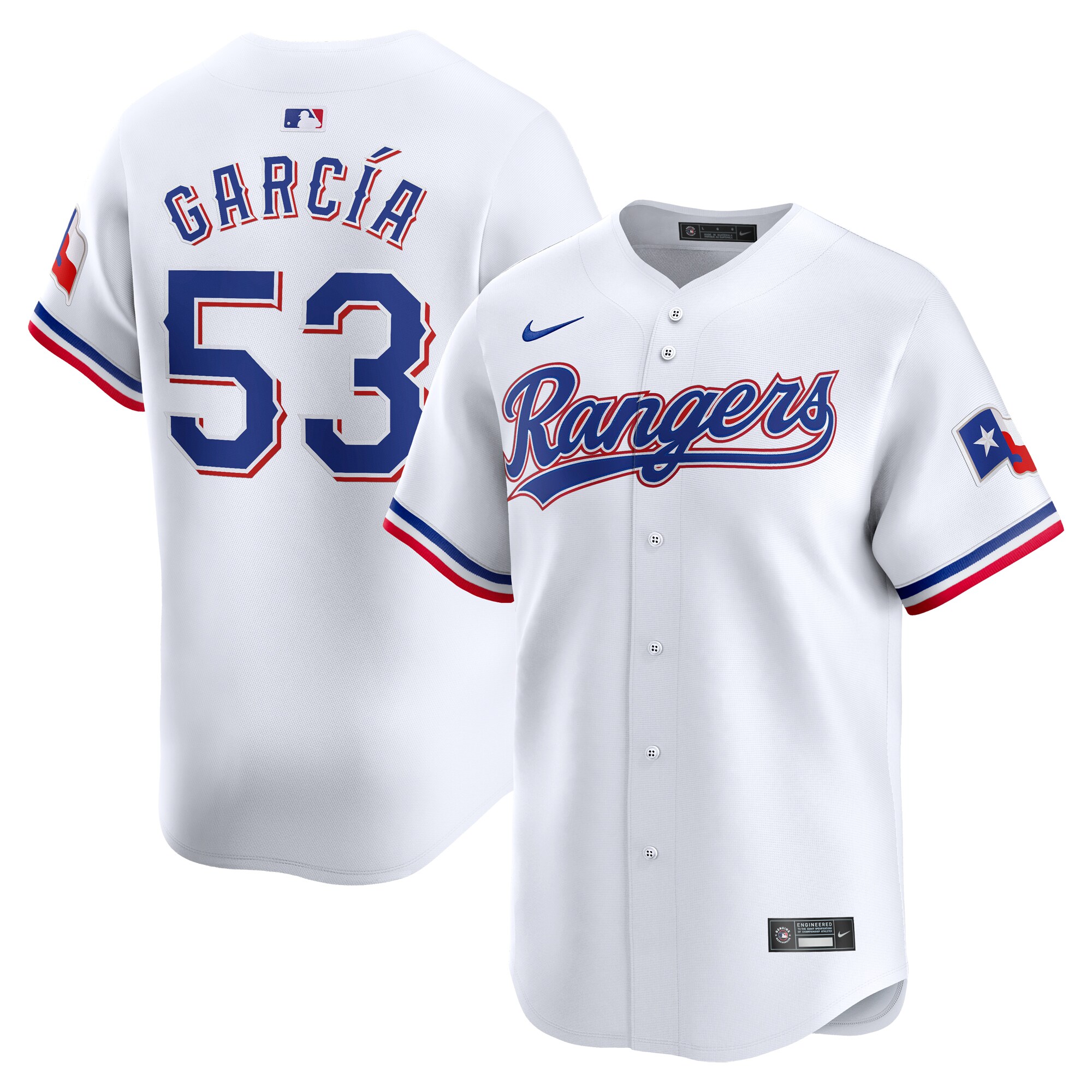 Adolis GarcÃƒÆ’Ã‚Â­a Texas Rangers Home Limited Jersey - White