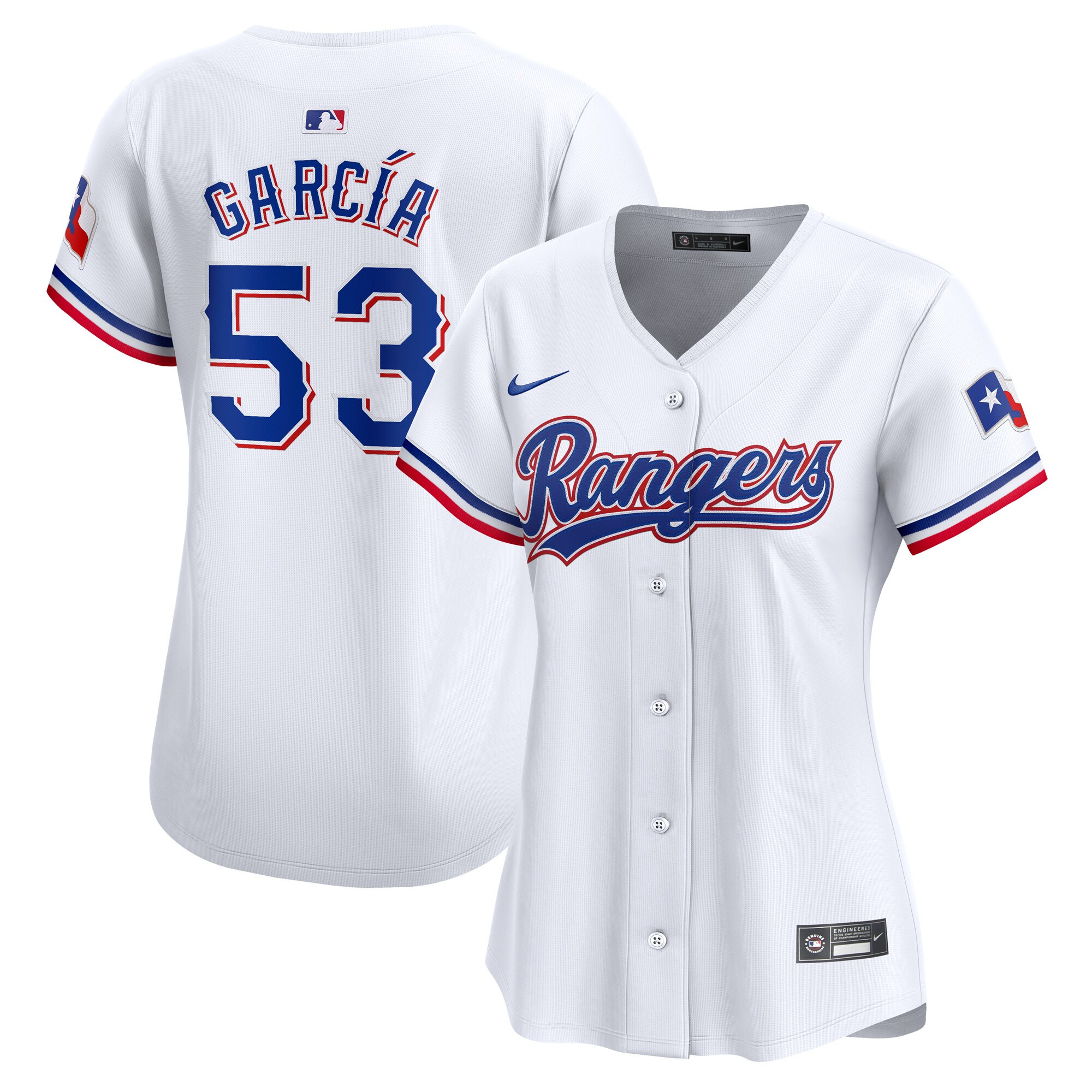 Adolis GarcÃƒÆ’Ã‚Â­a Texas Rangers Women's Home Limited Player Jersey - White
