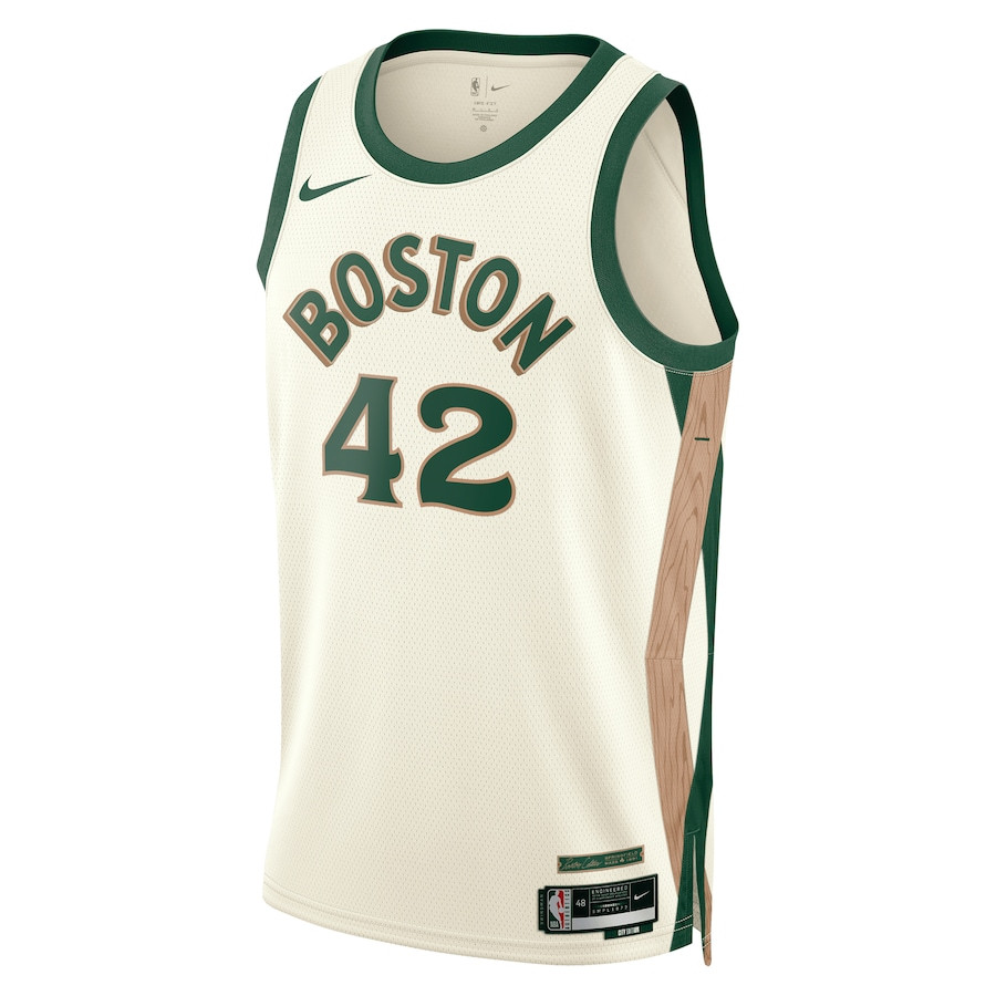 Alternative view of Al Horford 42 Boston Celtics 2023/24 City Edition Swingman Jersey - White - JS651