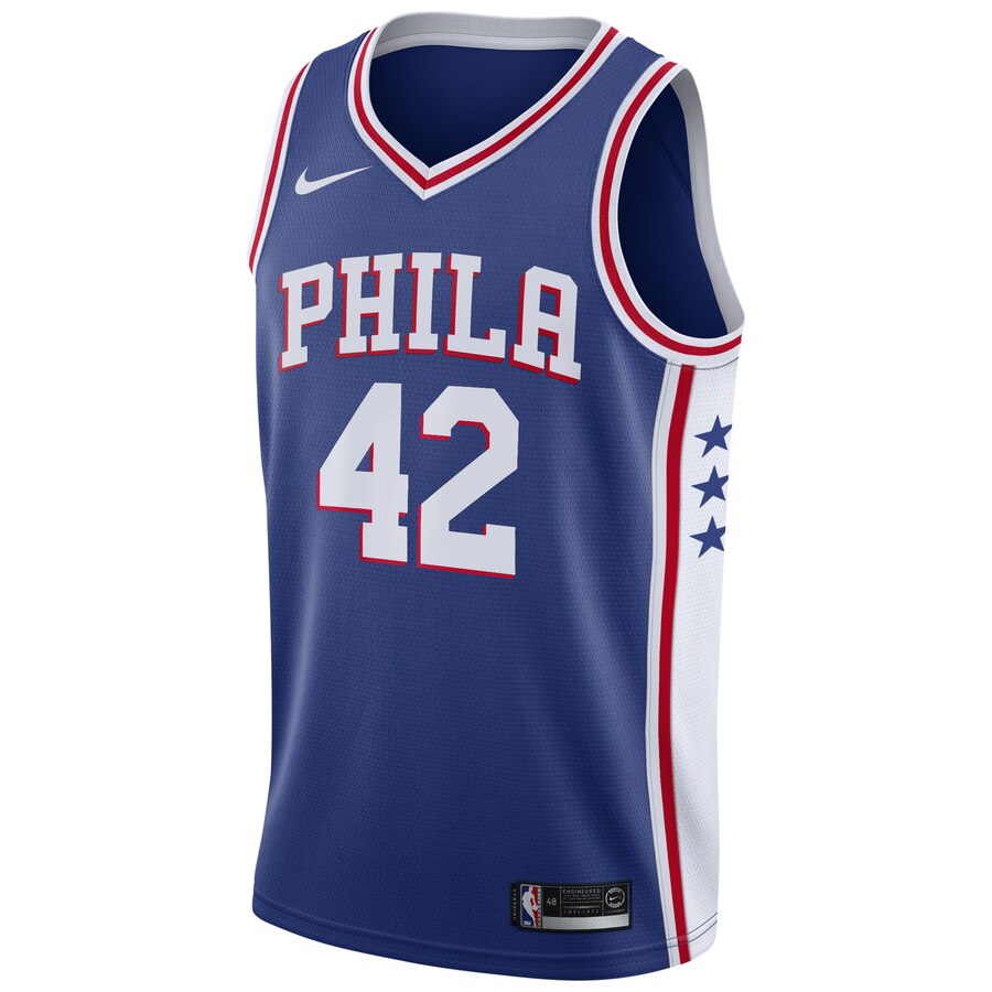 Alternative view of Al Horford Philadelphia 76ers 2019/20 Swingman Jersey Royal - Icon Edition