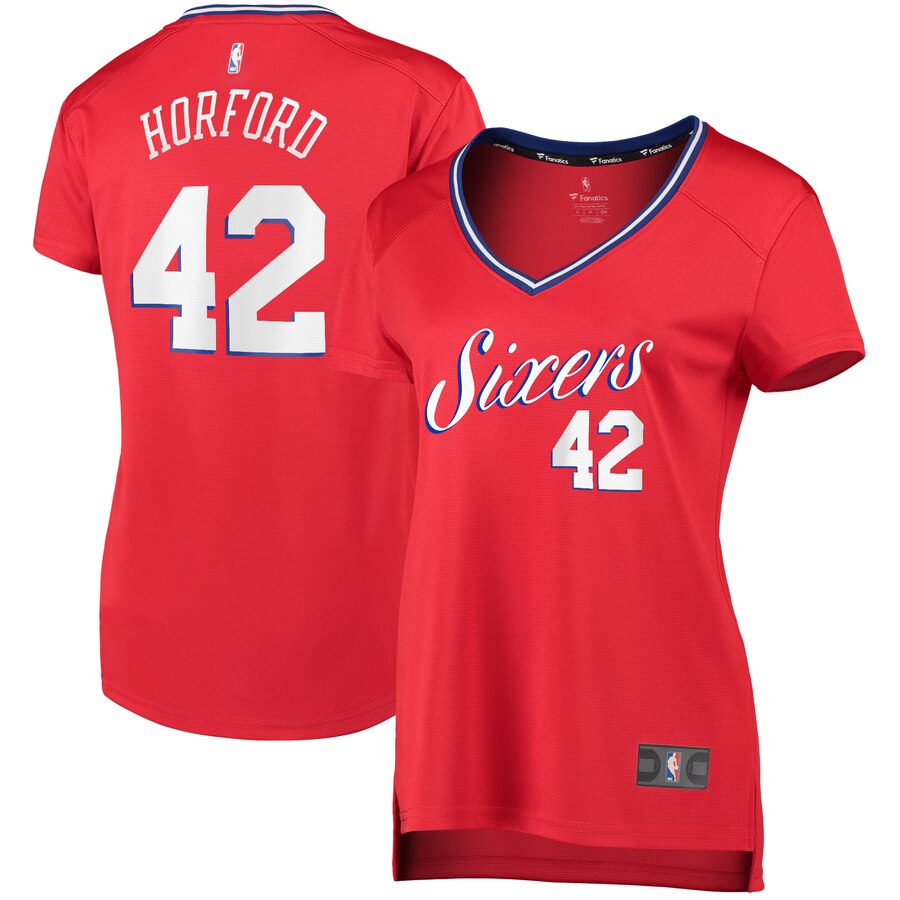 Al Horford Philadelphia 76ers Fanatics Branded Women's Fast Break Player Jersey - Statement Edition - Red
