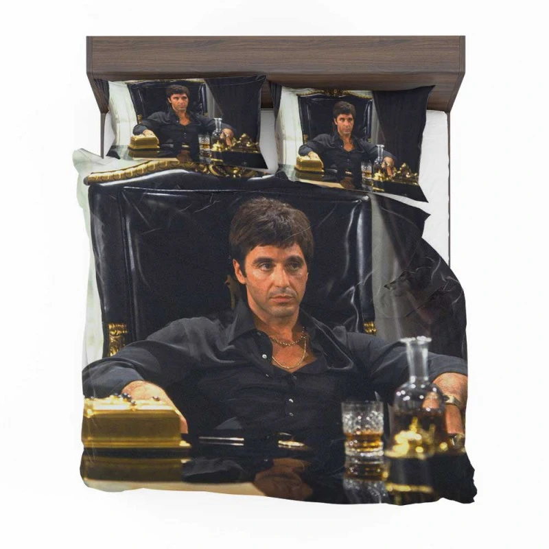 Alternative view of Al Pacino As Scarface Movie Bedding Set - Custom Bedding Set