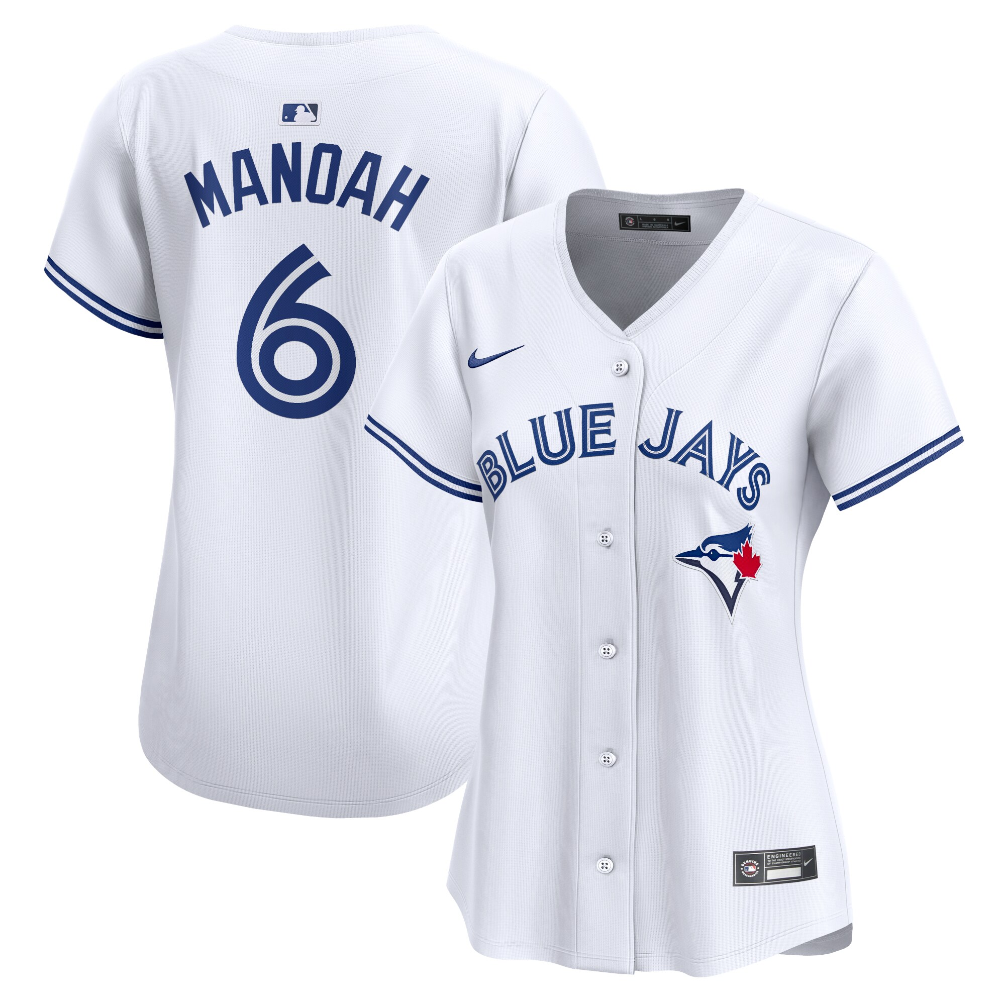 Alek Manoah Toronto Blue Jays Women's Home Limited Player Jersey - White
