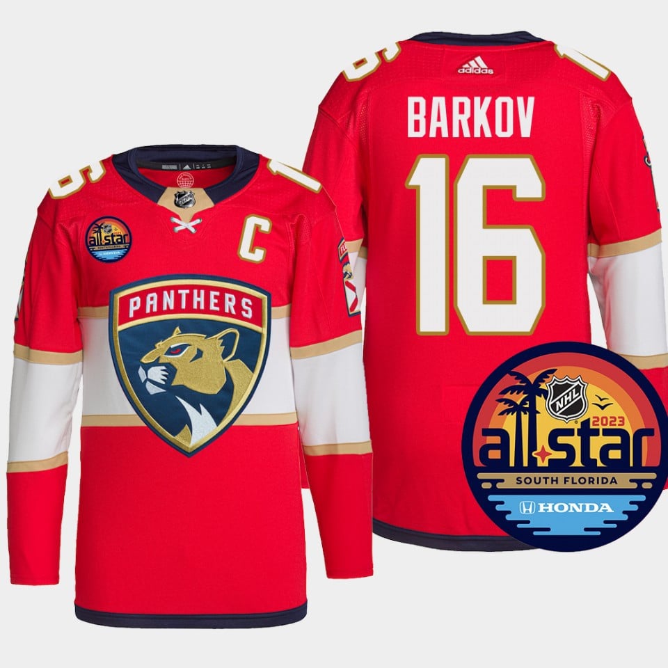 Aleksander Barkov 16 Florida Panthers Red Jersey 2023 All-Star - JS125 
