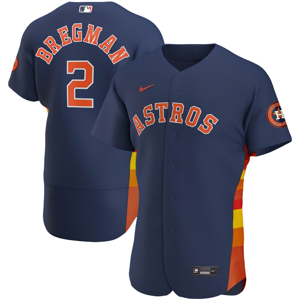 Alex Bregman Houston Astros Alternate 2020 Player Jersey - Navy