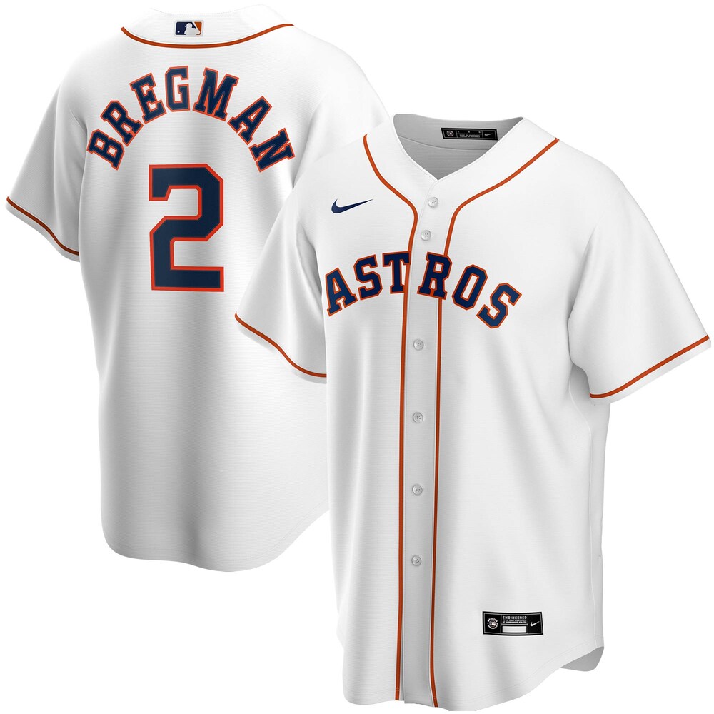 Alex Bregman Houston Astros Home 2020 Player Jersey - White Color