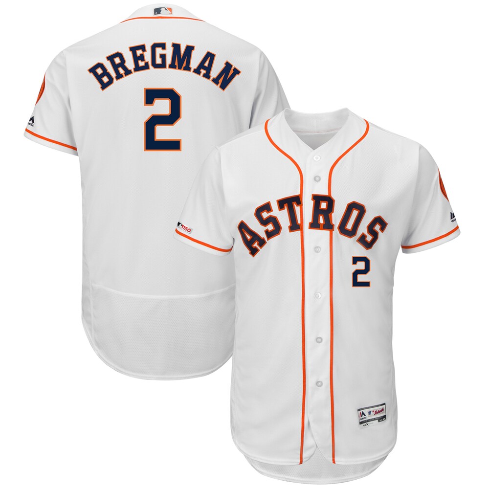 Alex Bregman Houston Astros Majestic Home Flex Base Collection Player Jersey - White