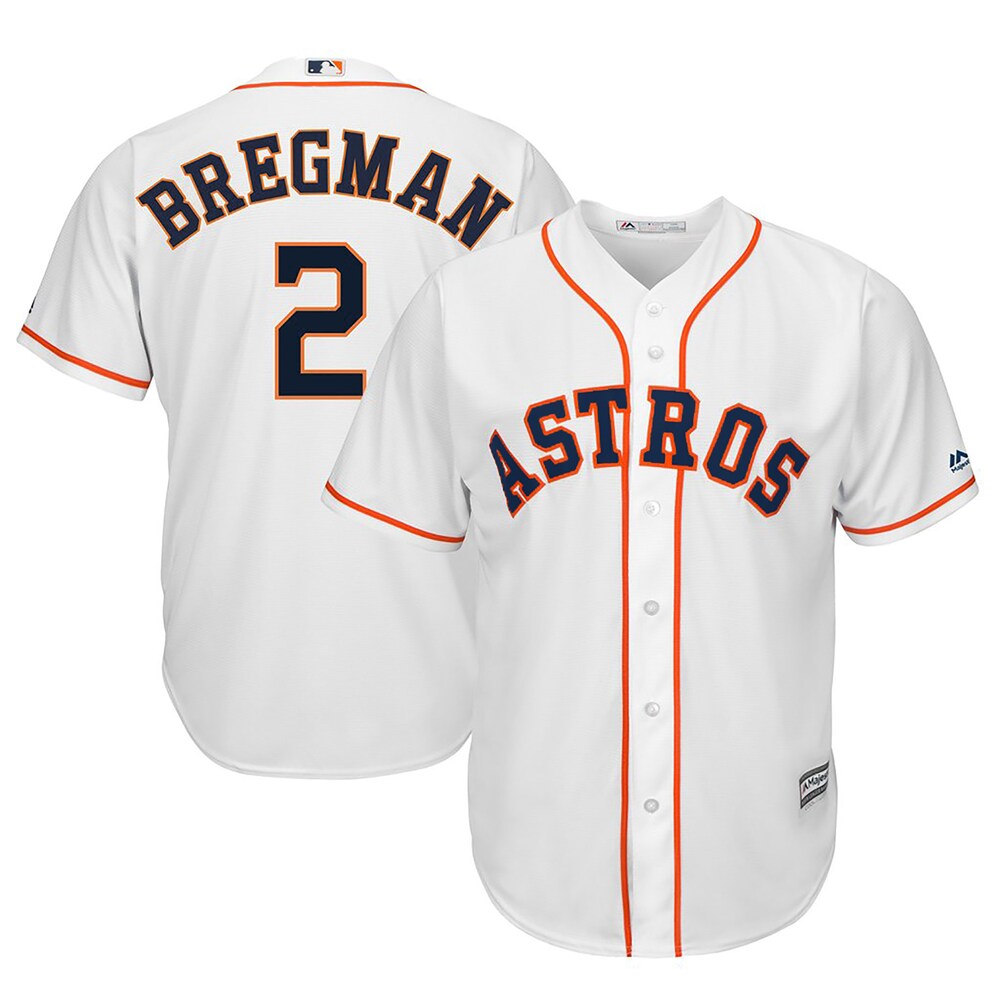 Alex Bregman Houston Astros Majestic Home Official Cool Base Player Jersey - White