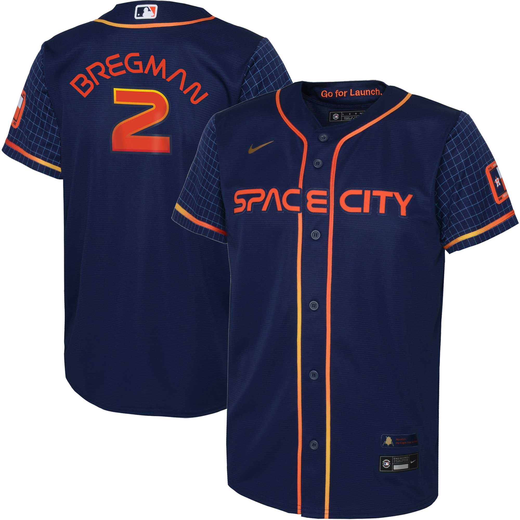 Alex Bregman Houston Astros Toddler City Connect Replica Player Jersey - Navy