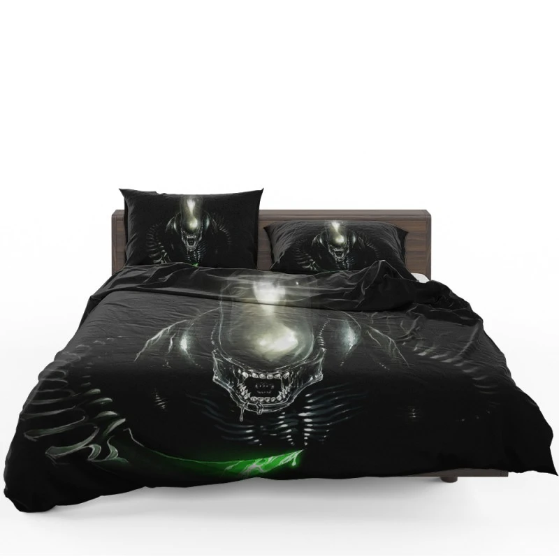 Alien Movie Xenomorph Bedding Set - Custom Bedding Set